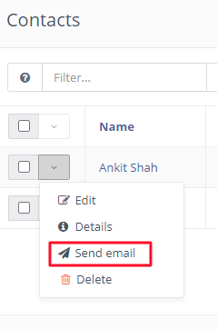 send custom field email
