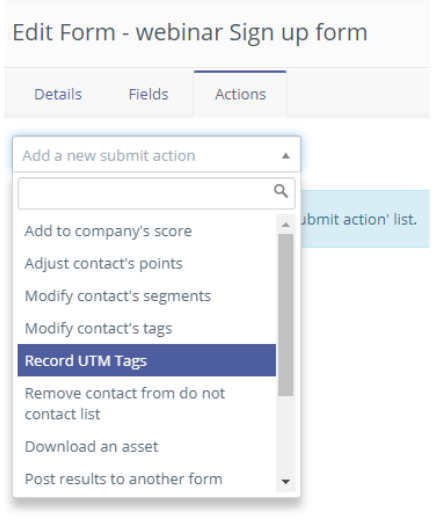 form action tab