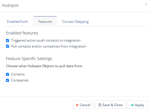 hubspot configuration